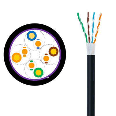 購入 RoHS 0.5mm Cat5E U UTP 工場外 LAN イーサネットケーブル OEM ODM サポート online manufacture