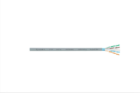 購入 100MHz伝達頻度ポリ塩化ビニールLLDPEのジャケットCat5e F UTPケーブル online manufacture